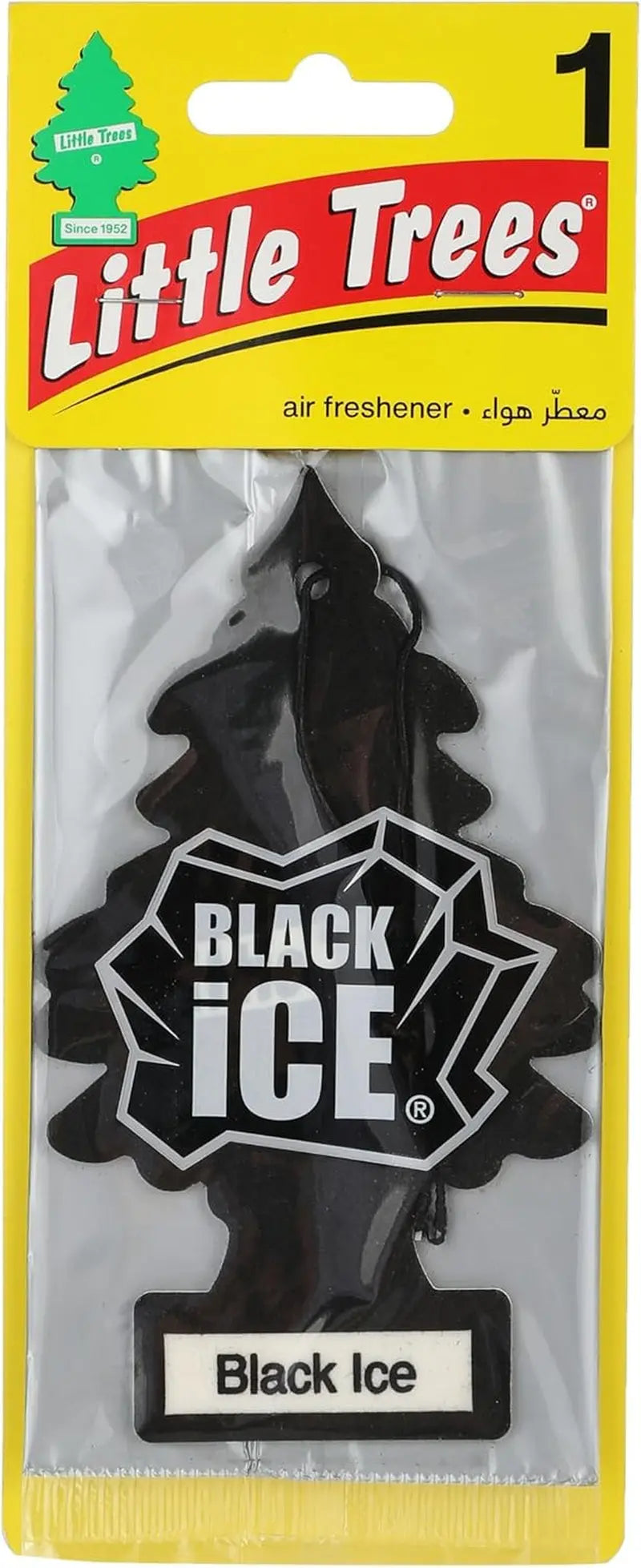 Little Trees Black Ice Air Freshener (Pack of 3)