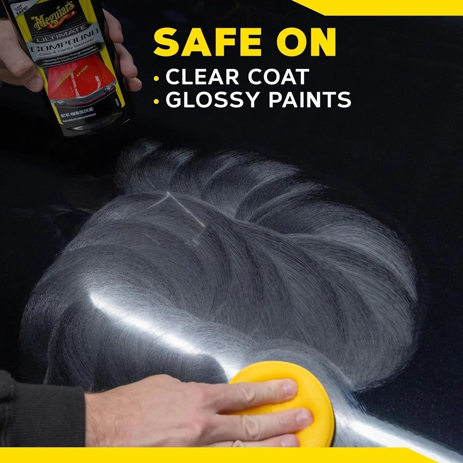 Meguiar'S Ultimate Polishing Compound, 450 Ml | Perfect Clarity Glass Polishing Compound | Micro-Abrasive Techlogy for Deep Cleaning | Professional Polishing and Finishing Compound