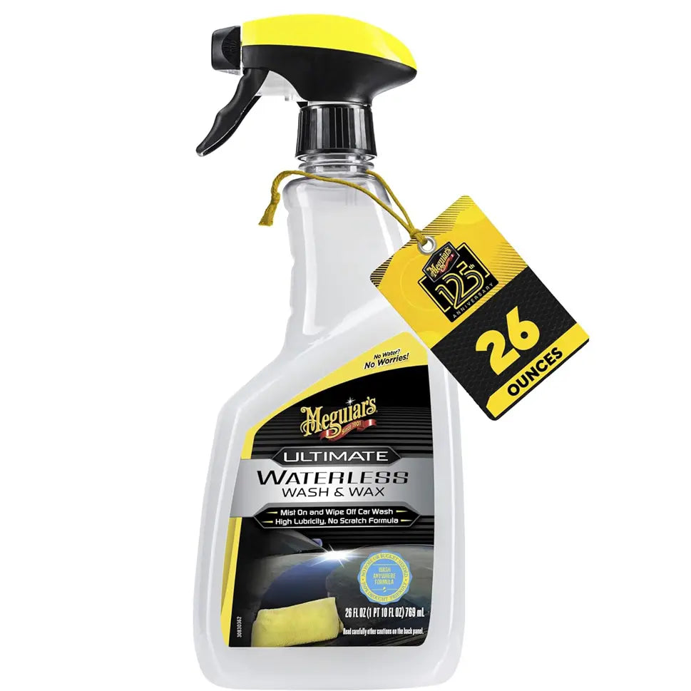 Meguiar's Ultimate Waterless Wash and Wax, 26 Oz | No Scratch Formula