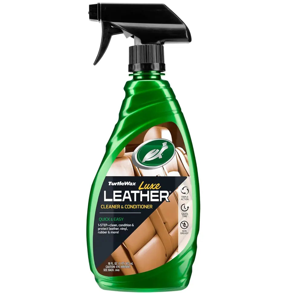 Turtle Wax Luxe Leather Cleaner & Conditioner – Deep Clean & Protection (473ml)