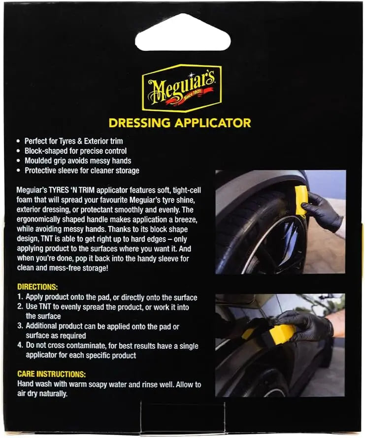 Meguiar's Tyres 'N Trim Dressing and Protectant Applicator
