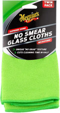Meguiar's No Smear Glass Cleaning Cloth - Twin Pack