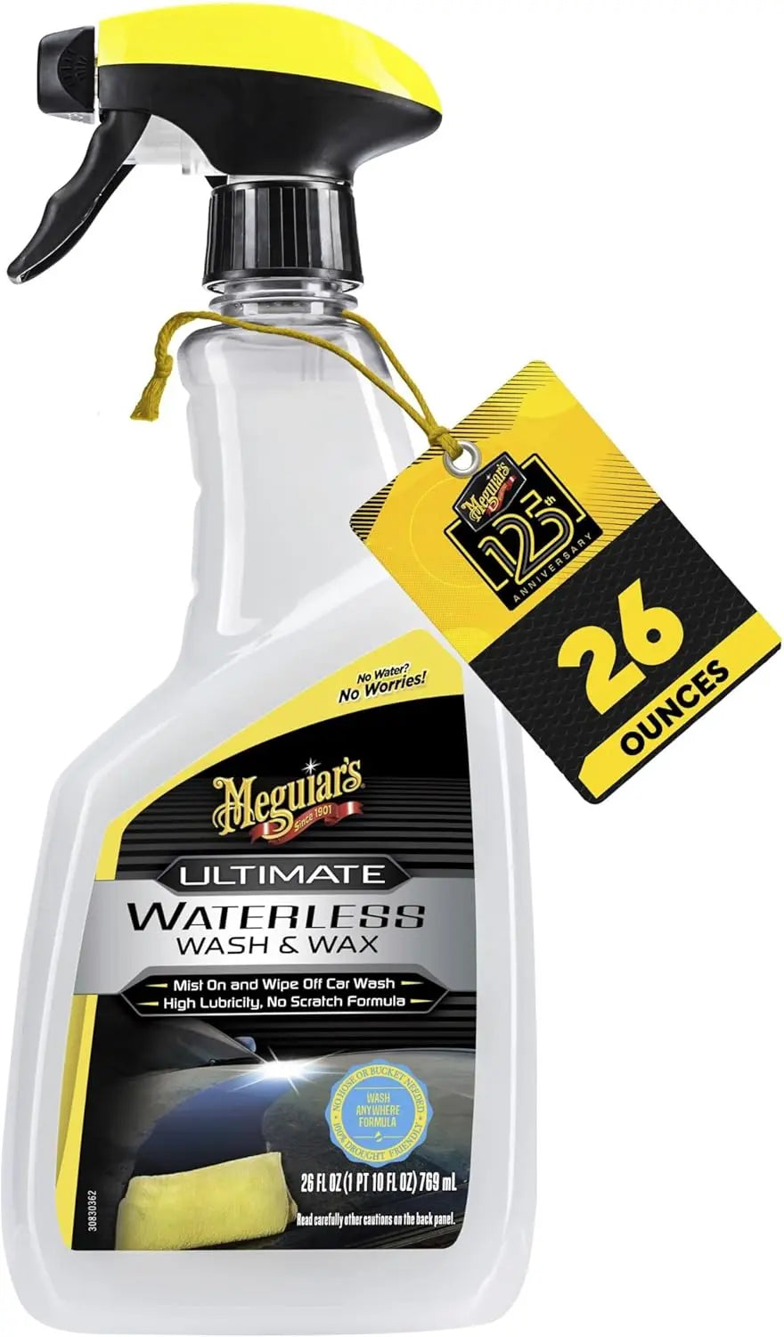 Meguiar's Ultimate Waterless Wash and Wax, 26 Oz | No Scratch Formula