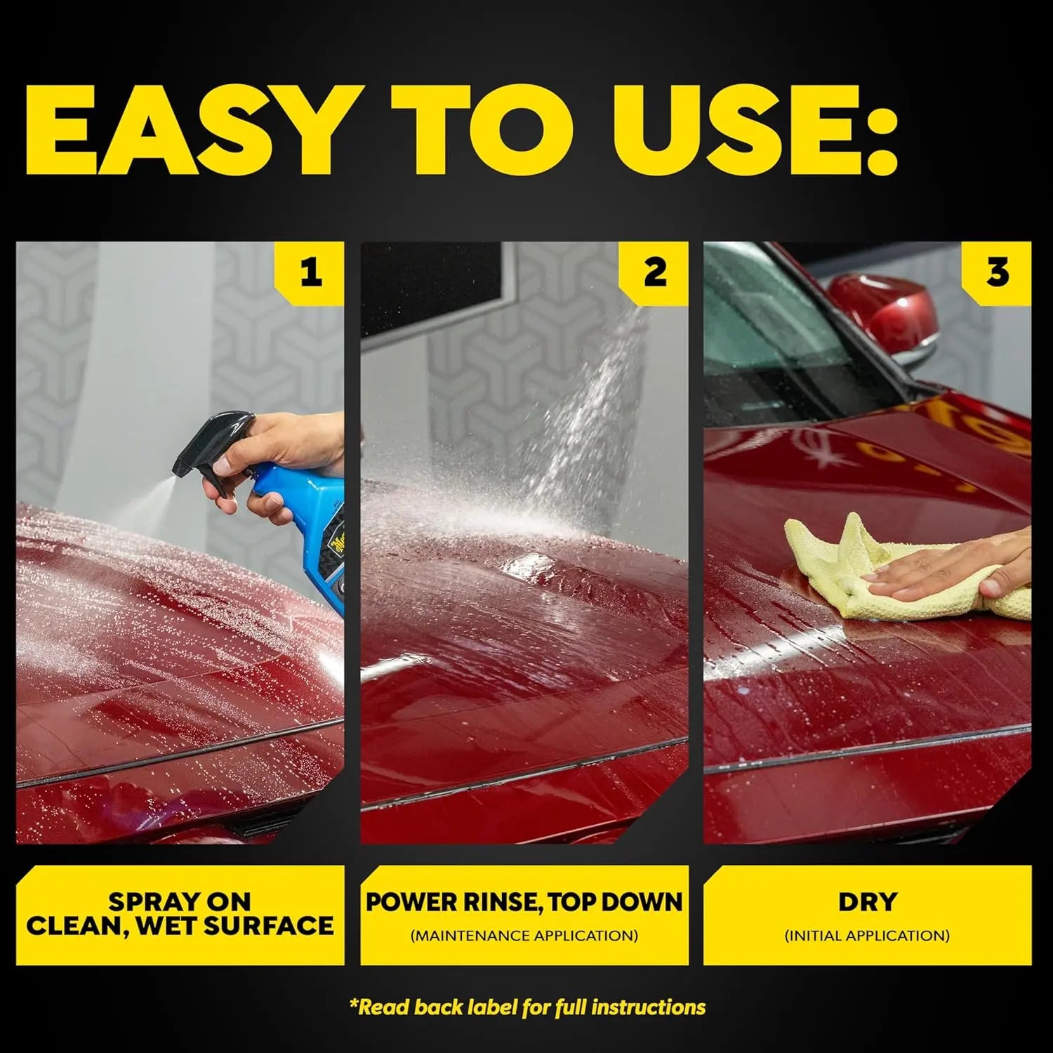 Meguiar's Hybrid Ceramic Wax | Simple Spray & Rinse Off