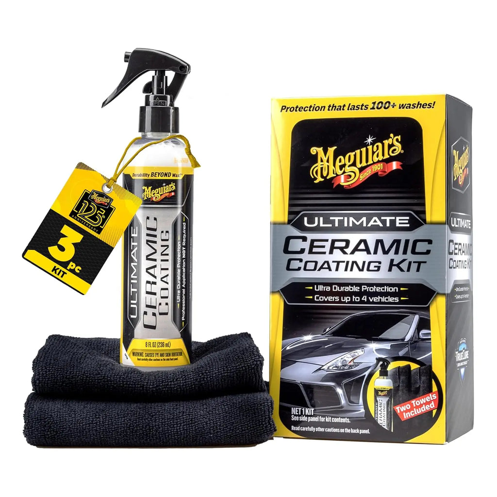 Meguiar’s Ultimate Ceramic Coating Kit – Easy Spray-On Ceramic Protection with High Gloss & Water Beading