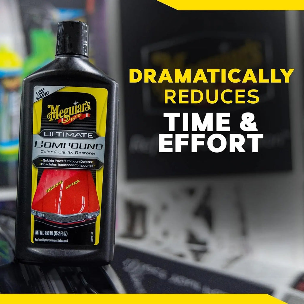 Meguiar'S Ultimate Polishing Compound, 450 Ml | Perfect Clarity Glass Polishing Compound | Micro-Abrasive Techlogy for Deep Cleaning | Professional Polishing and Finishing Compound