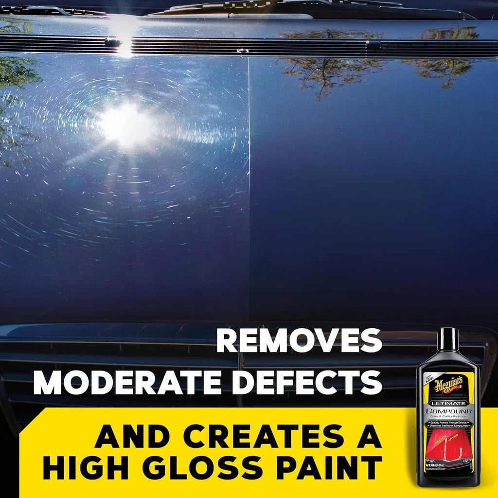 Meguiar'S Ultimate Polishing Compound, 450 Ml | Perfect Clarity Glass Polishing Compound | Micro-Abrasive Techlogy for Deep Cleaning | Professional Polishing and Finishing Compound