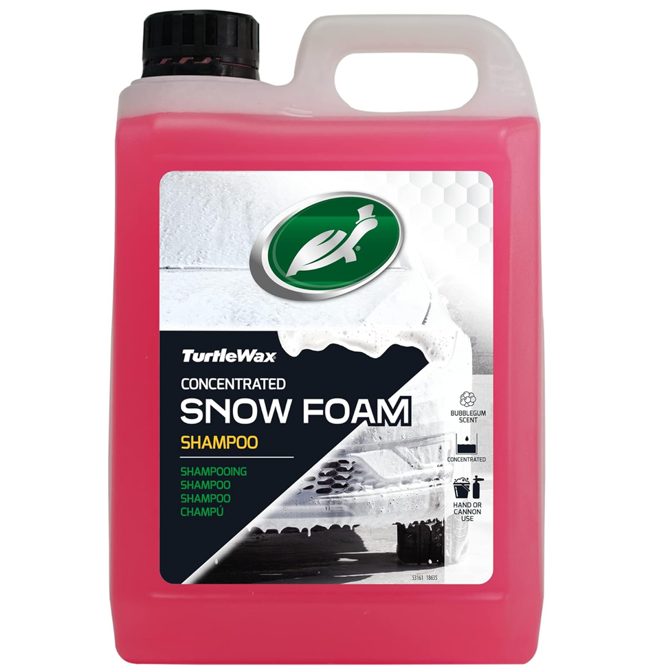 Turtle Wax Hybrid Snow Foam Car Shampoo – Thick Foam, Scratch-Free Wash (2.5L)
