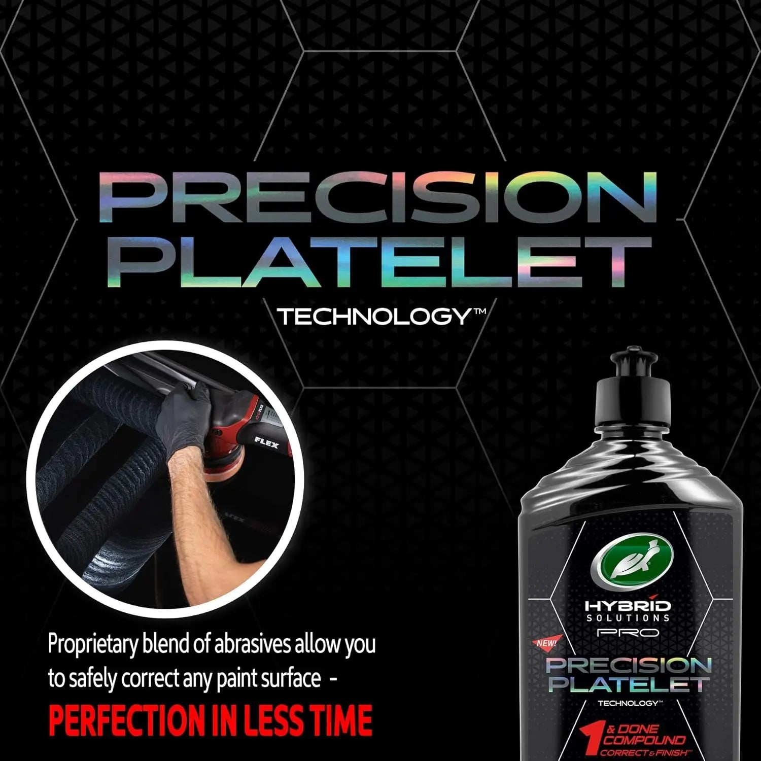 Turtle Wax Hybrid Solutions Pro 1 & Done Compound – Scratch Removal & High Gloss Finish (473ml)