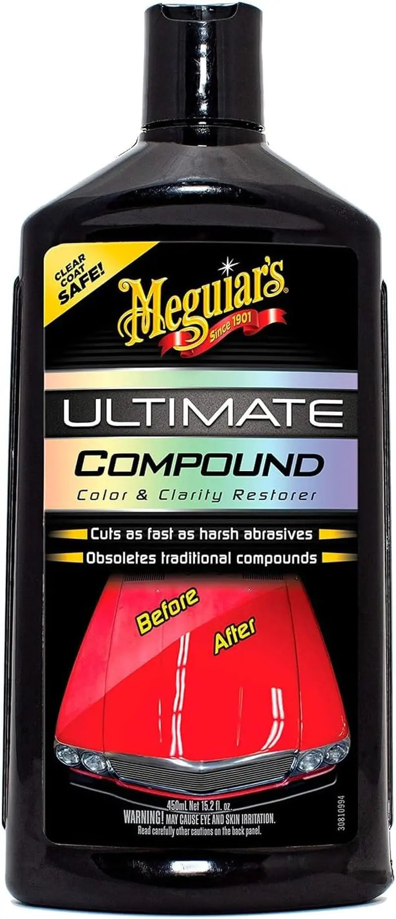 Meguiar'S Ultimate Polishing Compound, 450 Ml | Perfect Clarity Glass Polishing Compound | Micro-Abrasive Techlogy for Deep Cleaning | Professional Polishing and Finishing Compound