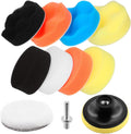 Swpeet 11Pcs 3 Inch Foam Drill Polishing Pad Kit