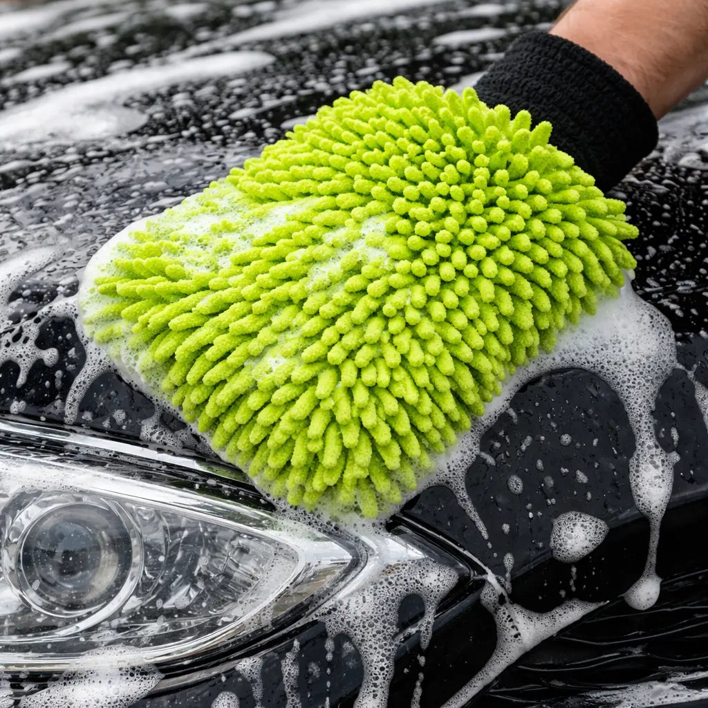 Premium Microfiber Scratch-Free Wash Mitt HP Detailing